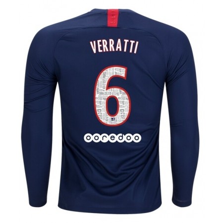 Paris Saint Germain VERRATTI 6 Thuis Shirt 2019-20 L/S